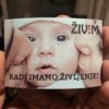Magnetek za hladilnik - RADI IMAMO ŽIVLJENJE! (8 × 5 cm) - Image 2