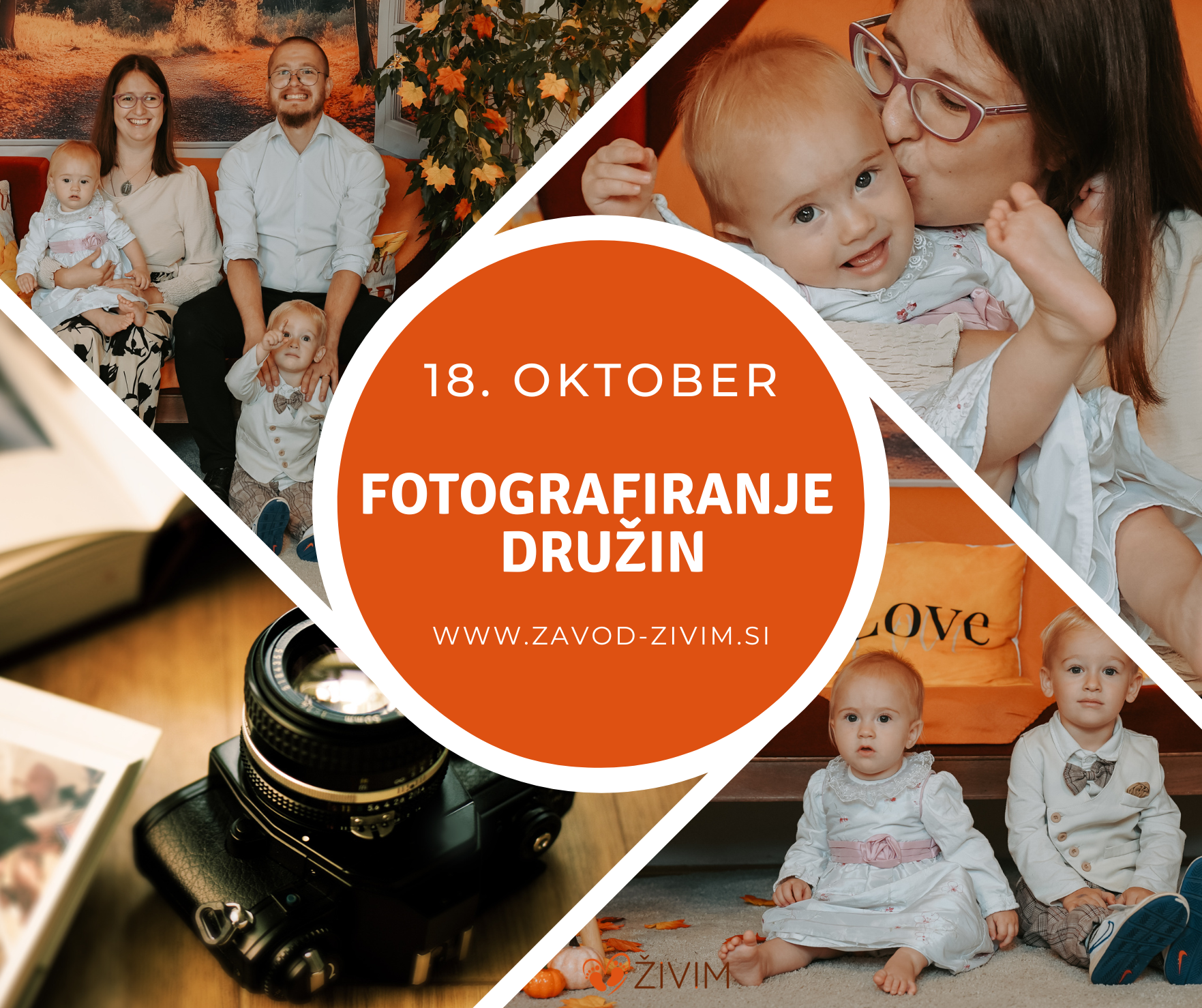 Fotografiranje družin - JESEN