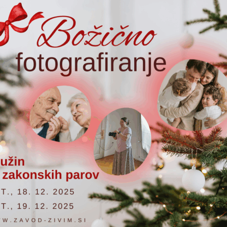 Fotografiranje družin Božič 2025